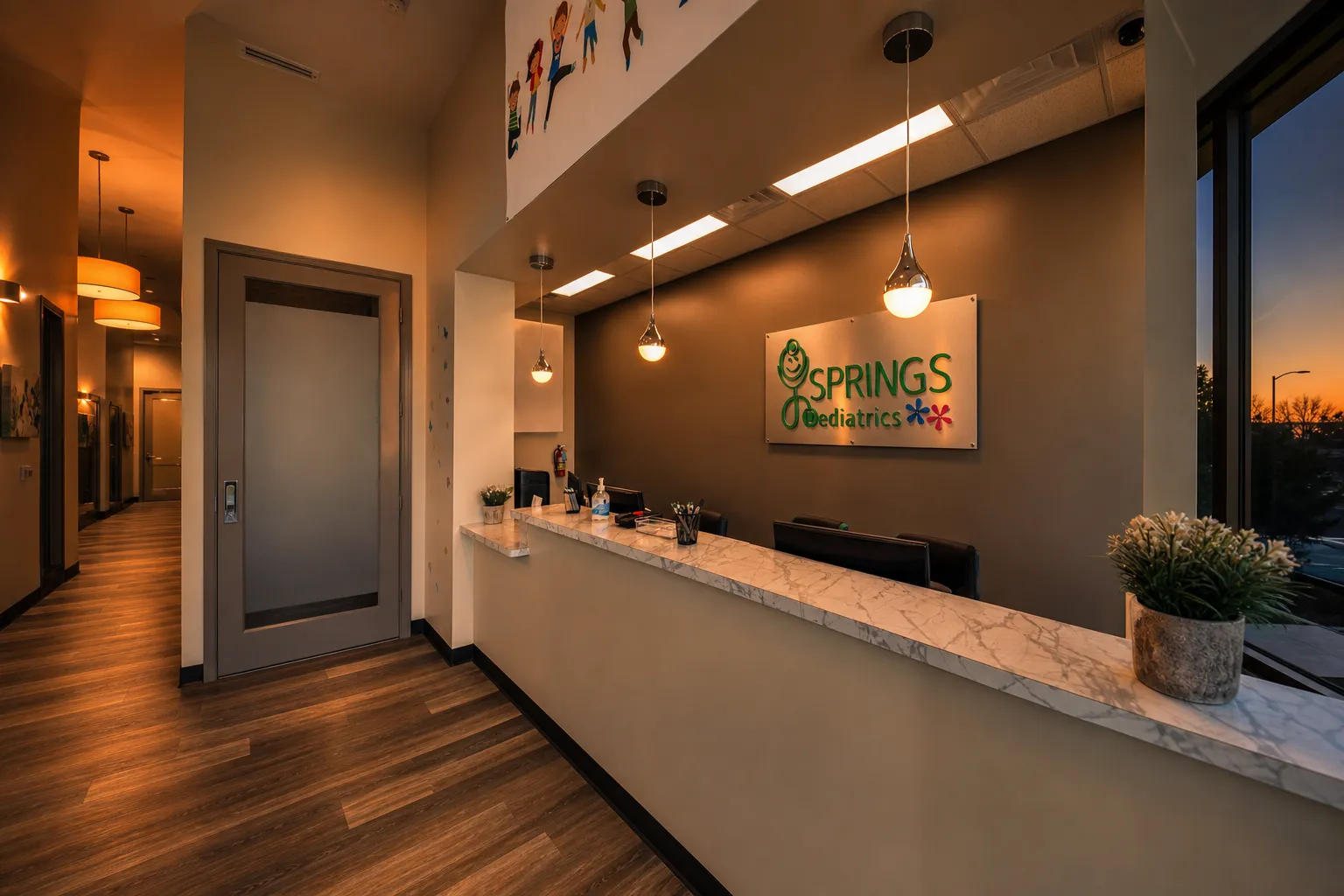 Modern dental office interior built by Custom Practices
